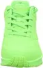A bright green sneaker shown from the front. Produktbild-Vorschau