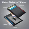 STILVORA Kartenetui RFID Kartenetui Damen/Herren aus echtem Produktbild-Vorschau 8