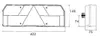PROPLAST Rücklichtglas 40226112 Links Rechts 422mm 148mm Produktbild-Vorschau 2