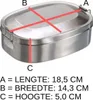 lunchbox Break Edelstahl 18 cm Silber Produktbild-Vorschau 3