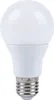 A white LED light bulb with a silver screw base, isolated on a white background. Produktbild-Vorschau