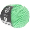 A ball of green yarn on a white background. Produktbild-Vorschau