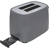 A gray toaster with its crumb tray extended, shown against a white background. Anteprima dell’immagine prodotto