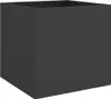 vidaXL Pflanzkübel 2 Stk. Schwarz 49x47x46 cm Stahl Produktbild-Vorschau 7
