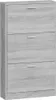 vidaXL Schuhschrank Grau Sonoma 59x17x108 cm Holzwerkstoff Produktbild-Vorschau 4