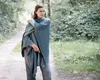 Knit Factory Dusk Poncho Cape - Laurel/Urban Green - One Produktbild-Vorschau 8