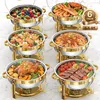 WARMOUNTS Chafing Dish Set 6ks zlatý 6QT cca 5,7 l nerezový Náhled obrázku produktu 1