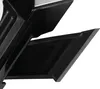 A close-up view of the black plastic parts of a grill. Produktbild-Vorschau