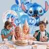 Sada balónků na oslavu narozenin, 10 kusů, Stitch, postava Náhled obrázku produktu 2
