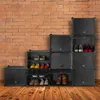 Relaxdays Schuhschrank, Steckschrank mit Türen, HBT: 125 x Produktbild-Vorschau 13