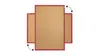 Korková nástěnka v barevném dřevěném rámu 90x60 cm – Náhled obrázku produktu 5