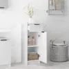 vidaXL Kúpeľňová skrinka biela 32x33,5x90 cm Materiál na Náhľad obrázku produktu 3