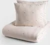 HOMLA Pościel SKYLA z mikrofibry beżowa z haftem 220x200 + Podgląd zdjęcia produktu 1