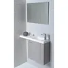 Sapho AGOS Gussmarmor-Waschtisch 80x22cm, Weiß, Produktbild-Vorschau 3