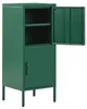 BELIANI Hoher Aktenschrank Grün Stahl 40x40x102 cm mit 2 Produktbild-Vorschau 6