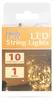 Cadena de luces LED: 10 luces LED de color blanco cálido, 1 Vista previa de la imagen del producto 3