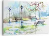 Bild auf Leinwand - Leinwandbild - Path urban Park Produktbild-Vorschau 1