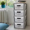 Curver Infinity Kd 4X11L Ažurový regál / sivá/biela Náhľad obrázku produktu 3