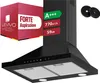 LEVIVO A+++ cofano aspirante 60cm ricircolo e scarico Anteprima dell’immagine prodotto 1