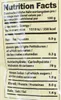 A nutrition facts label with values for energy, fat, carbohydrates, protein, and salt. Anteprima dell’immagine prodotto
