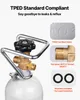 Réservoir de CO2 VEVOR (2 kg) Bouteille de CO2 en acier Voir les images du produit 4