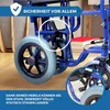 Rollstuhl faltbar Mobiclinic Feststellbremse Sitzhöhe 45 cm Produktbild-Vorschau 7