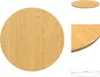 vidaXL Tischplatte Ø60x1,5 cm Bambus -  Tischplatten Produktbild-Vorschau 1