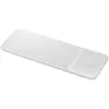 A white wireless charger on a white background. Produktbild-Vorschau