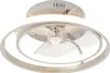 Stahl DeckenventilaTor 46,5 cm inkl  LED mit Fernbedienung Produktbild-Vorschau 1