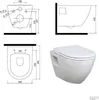PAULA Hänge-WC 35,5x50cm, weiß Produktbild-Vorschau 6
