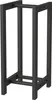 A black metal firewood rack shown against a white background. Anteprima dell’immagine prodotto
