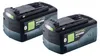 Festool Akku Set 2x BP 18 Li 5,0 HP-ASI HighPower Akkupack Produktbild-Vorschau 1