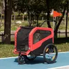 PawHut 2-in-1 Hundeanhänger Fahrradanhänger Hundewagen mit Produktbild-Vorschau 2