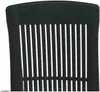 Close-up of the back of a green folding chair with a slatted design. Anteprima dell’immagine prodotto