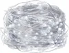 A close-up view of a tangled string of white LED lights. Náhled obrázku produktu