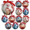 12er Set Nostalgie Christbaumkugel Ø8 cm Produktbild-Vorschau 4