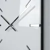Veľké nástenné hodiny EXACT 30cm White do obývačky Náhľad obrázku produktu 8