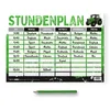 itenga Stundenplan TRAKTOR DIN A4  einseitig abwischbar Produktbild-Vorschau 2