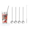 METALTEX Cuillères à cocktail Lot de 4 pailles Inox Voir les images du produit 7