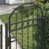 vidaXL Zaunpfosten ASSEN 200 x 88 x 14 cm Stahl Grau Produktbild-Vorschau 4