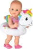 bambola fascia nuoto unicorno ragazza 28-35 cm bianco Anteprima dell’immagine prodotto 3