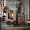 Półka na drewno kominkowe ML-Design, do użytku wewnątrz i Podgląd zdjęcia produktu 6
