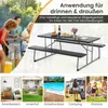 Set di tende da birra pieghevoli COSTWAY, set di tavoli da Anteprima dell’immagine prodotto 8