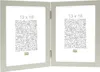 Deknudt S68FV Doppelrahmen Holz grau 13x18 cm Hochformat Produktbild-Vorschau 1