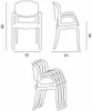 Chaises de cuisine Joker Grand Soleil en polycarbonate Voir les images du produit 5