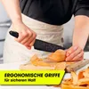 GOURMETmaxx Messerset inkl. Sparschäler - 6-tlg. - schwarz Produktbild-Vorschau 4