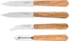Opinel-Küchenmesser Set, 4-teilig Olivenholz Voir les images du produit 2