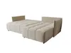 A beige sectional sofa with a chaise lounge extension, shown from a slightly elevated side angle against a white background. Produktbild-Vorschau