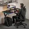 Sense7 VOLT RGB, scrivania da gaming, 120x60 cm, nera, con Anteprima dell’immagine prodotto 2