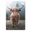 MuchoWow® Mauspad Mousepad Schottische Highlander - Natur - Produktbild-Vorschau 1